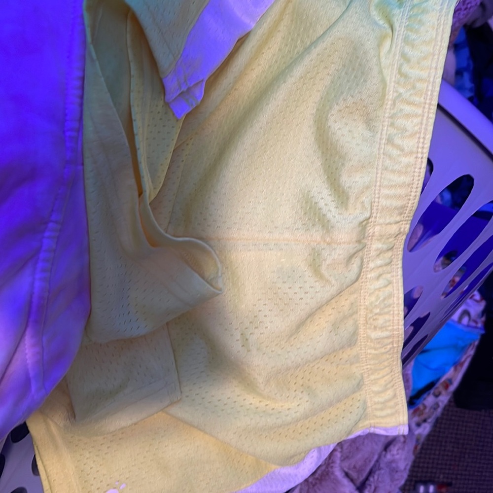 Yellow justice shorts
